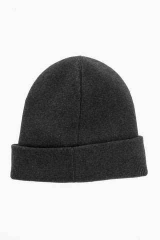 Embroidered Logo Cashmere Blend Beanie