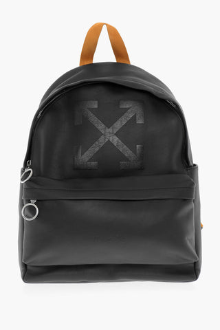 Zaino in Pelle con Logo Ton su Tono
