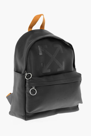 Zaino in Pelle con Logo Ton su Tono