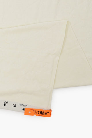 HOME All-Over Embroidered Terry Cotton Towel
