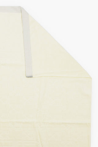 HOME All-Over Embroidered Terry Cotton Towel
