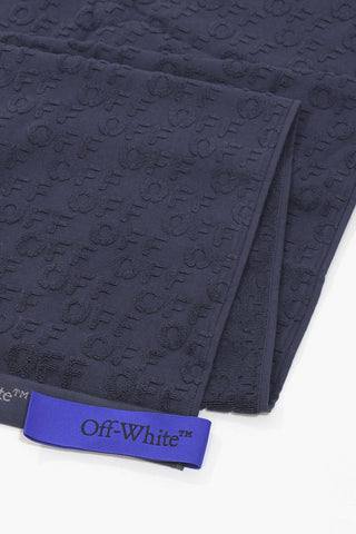 HOME All-Over Embroidered Terry Cotton Towel