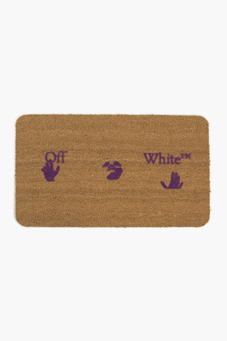 HOME Coconut Fiber MAN SWIMMING LOGO Doormat