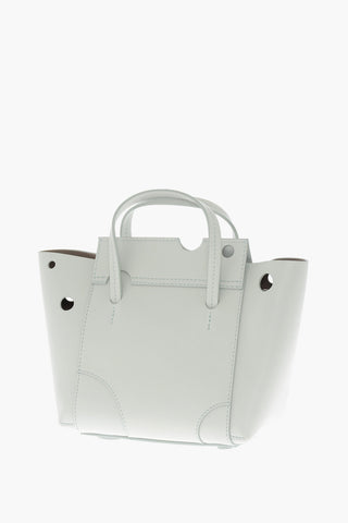 Leather BURROW Tote Bag with Cut-Out Details