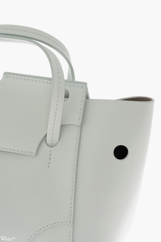 Leather BURROW Tote Bag with Cut-Out Details