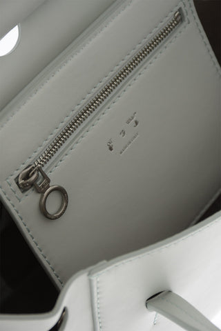 Leather BURROW Tote Bag with Cut-Out Details