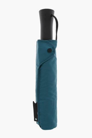 Solid Color Umbrella with Contrasting Logo