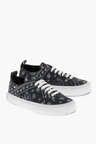 Sneakers Basse VIENTO in Canvas Motivo Bandana