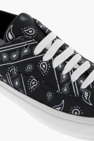Sneakers Basse VIENTO in Canvas Motivo Bandana