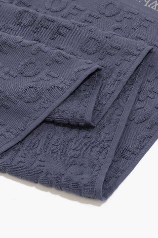 HOME Terry Cotton Towel Set with All Over Logo Embroidery