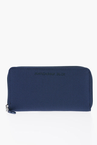 Solid Color MD20 Continental Wallet with Zip Closure