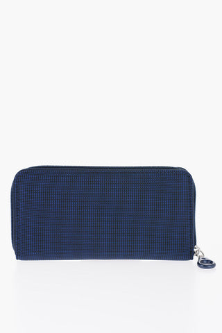 Solid Color MD20 Continental Wallet with Zip Closure