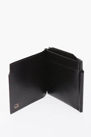 Leather Wallet with Banknote Clip