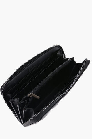 REBEL Quilted Faux Leather FLEUR Wallet with Studs