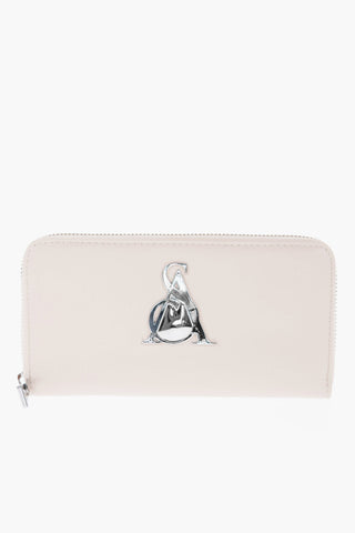ALWAYS Faux Leather FLEUR Continental Wallet with Metal Monogram
