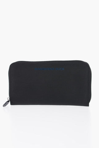 Solid Color MD20 Continental Wallet with Zip Closure