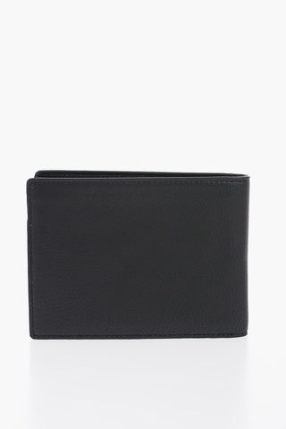 Textured Leather Wallet with Ton-On Ton Logo