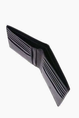Textured Leather Wallet with Ton-On Ton Logo