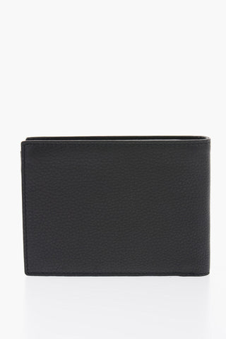 Textured Leather Wallet with Ton-On Ton Logo