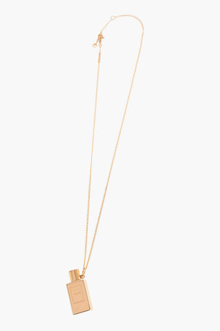Collana in Ottone Effetto Dorato con Pendente