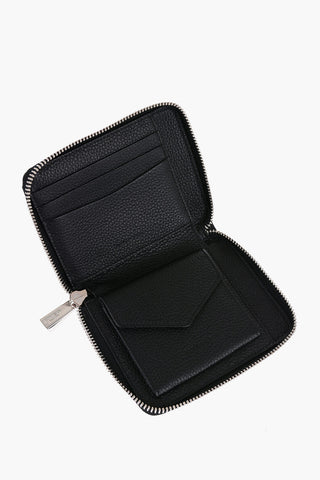 Mini Textured Leather RUGIADA Wallet