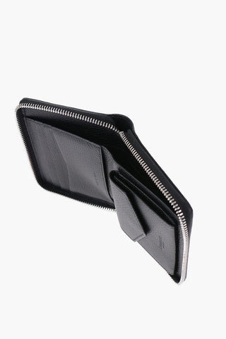 Mini Textured Leather RUGIADA Wallet