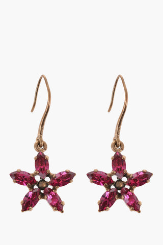 Orecchini in Ottone a Forma di Fiore