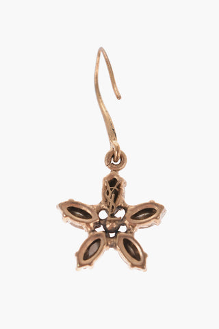 Orecchini in Ottone a Forma di Fiore