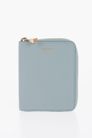 Mini Textured Leather RUGIADA Wallet