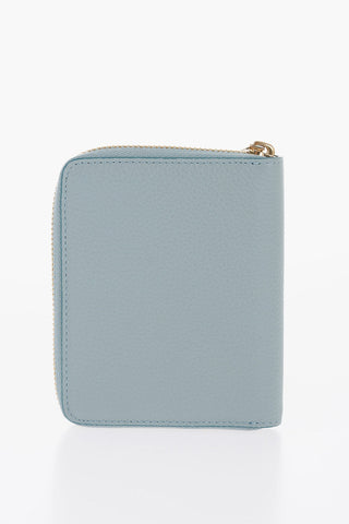 Mini Textured Leather RUGIADA Wallet