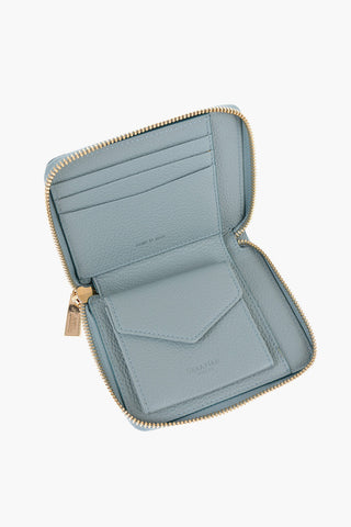 Mini Textured Leather RUGIADA Wallet