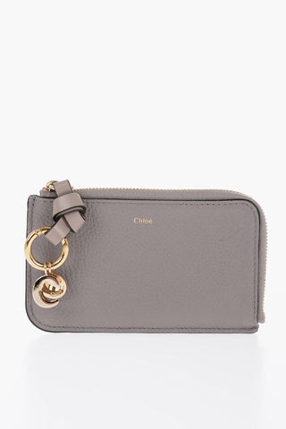 Textured Leather ALPHABET Card Holder