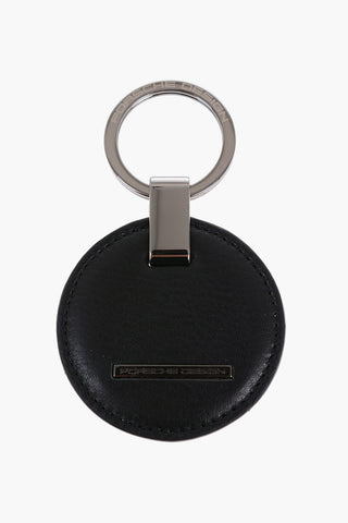 Leather and Metal Keyring