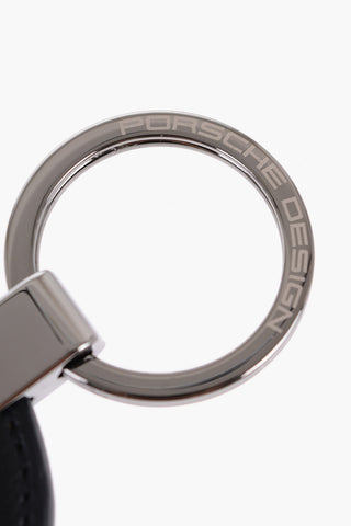 Leather and Metal Keyring