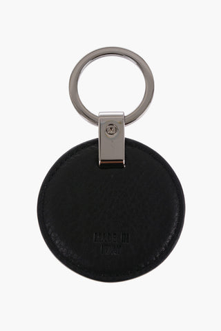 Leather and Metal Keyring