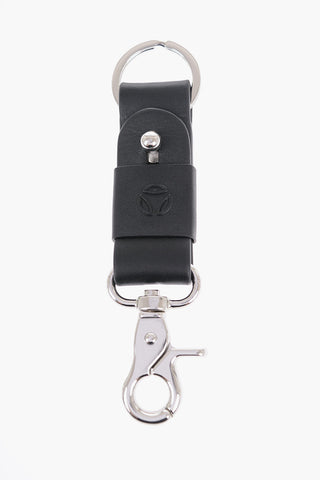 Leather Keychain With Embossed Logo