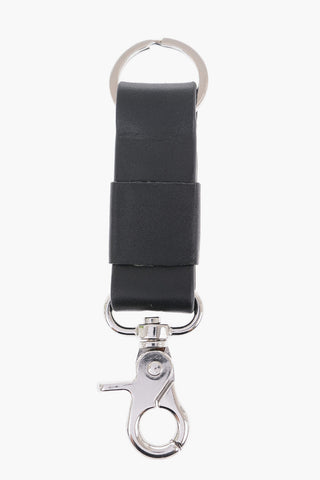 Leather Keychain With Embossed Logo