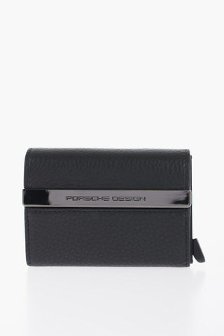 Textured Leather Card Holder