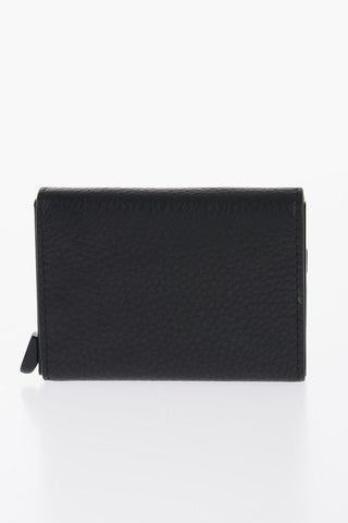 Textured Leather Card Holder
