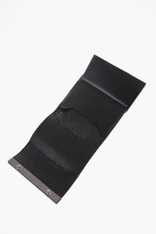 Textured Leather Card Holder