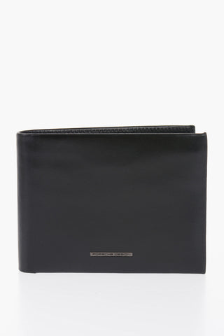Leather Wallet with Embossed Logo