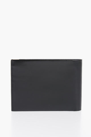 Leather Wallet with Embossed Logo