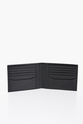 Leather Wallet with Embossed Logo