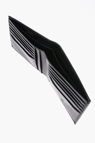 Leather Wallet with Embossed Logo