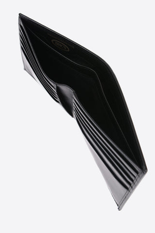 Leather Wallet with Embossed Logo