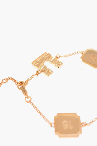 Bracciale Effetto Dorato RAYURE con Dettagli Logo