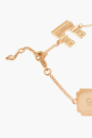 Bracciale Effetto Dorato RAYURE con Dettagli Logo