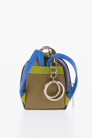 Leather Backpack Pendant Keichain