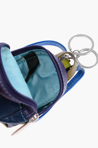 Leather Backpack Pendant Keichain