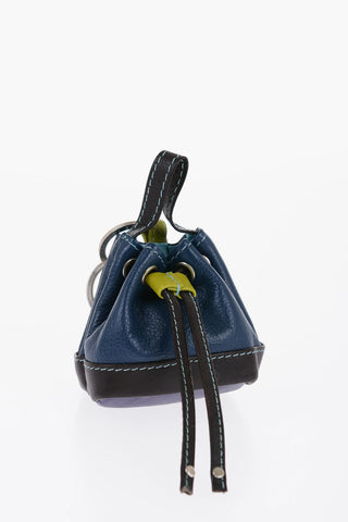 Leather Bag Pendant Keichain